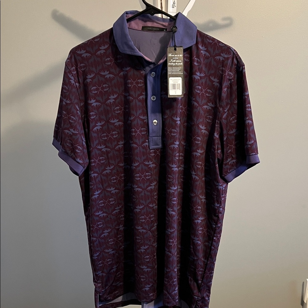 Greyson Dark Purple Polo Shirt